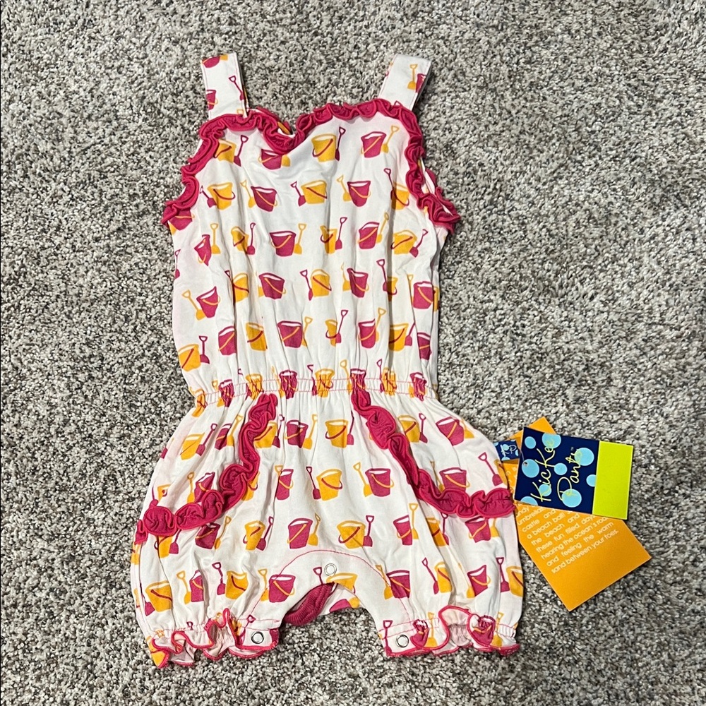 NWT Girls Kickee Pants Romper